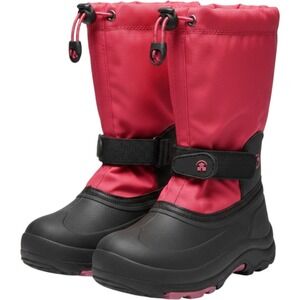 Kamik Youth Snow Boots Size 2 Pink Waterproof Insulated Winter Cold Weather